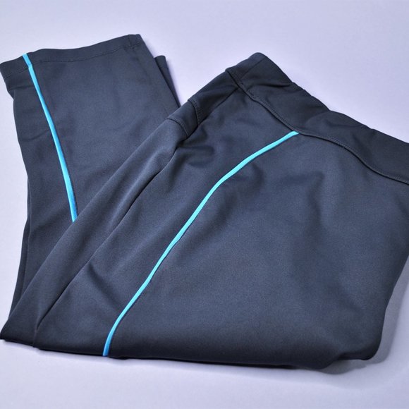 Magic Fit Navy Blue Cropped Fitness Leggings - Picture 1 of 4